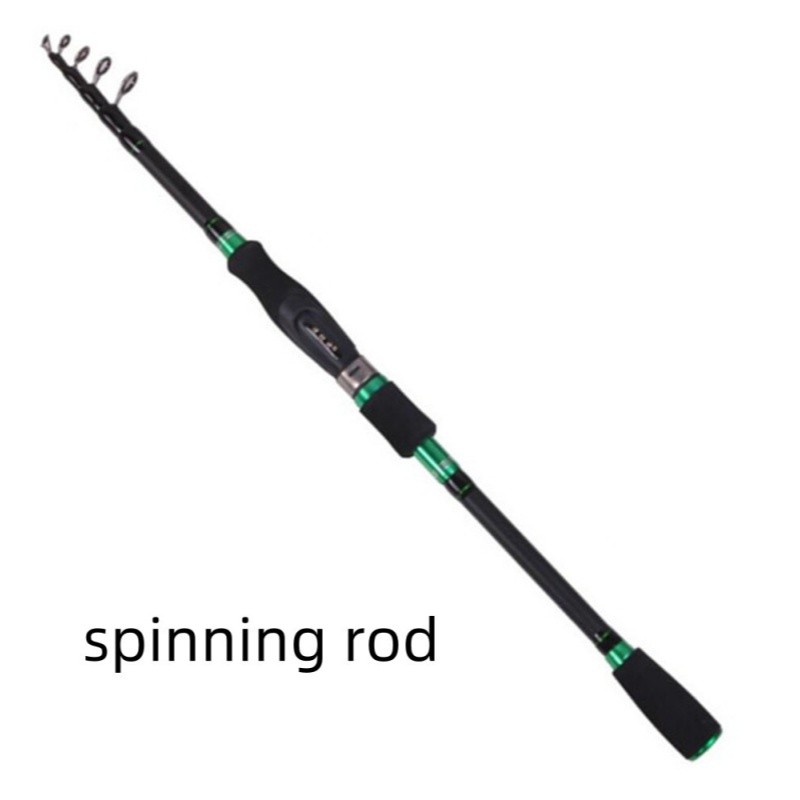 1.8M-2.7M Telescopic Fishing Rods Carbon Fiber Ultralight Spinning Casting Rods