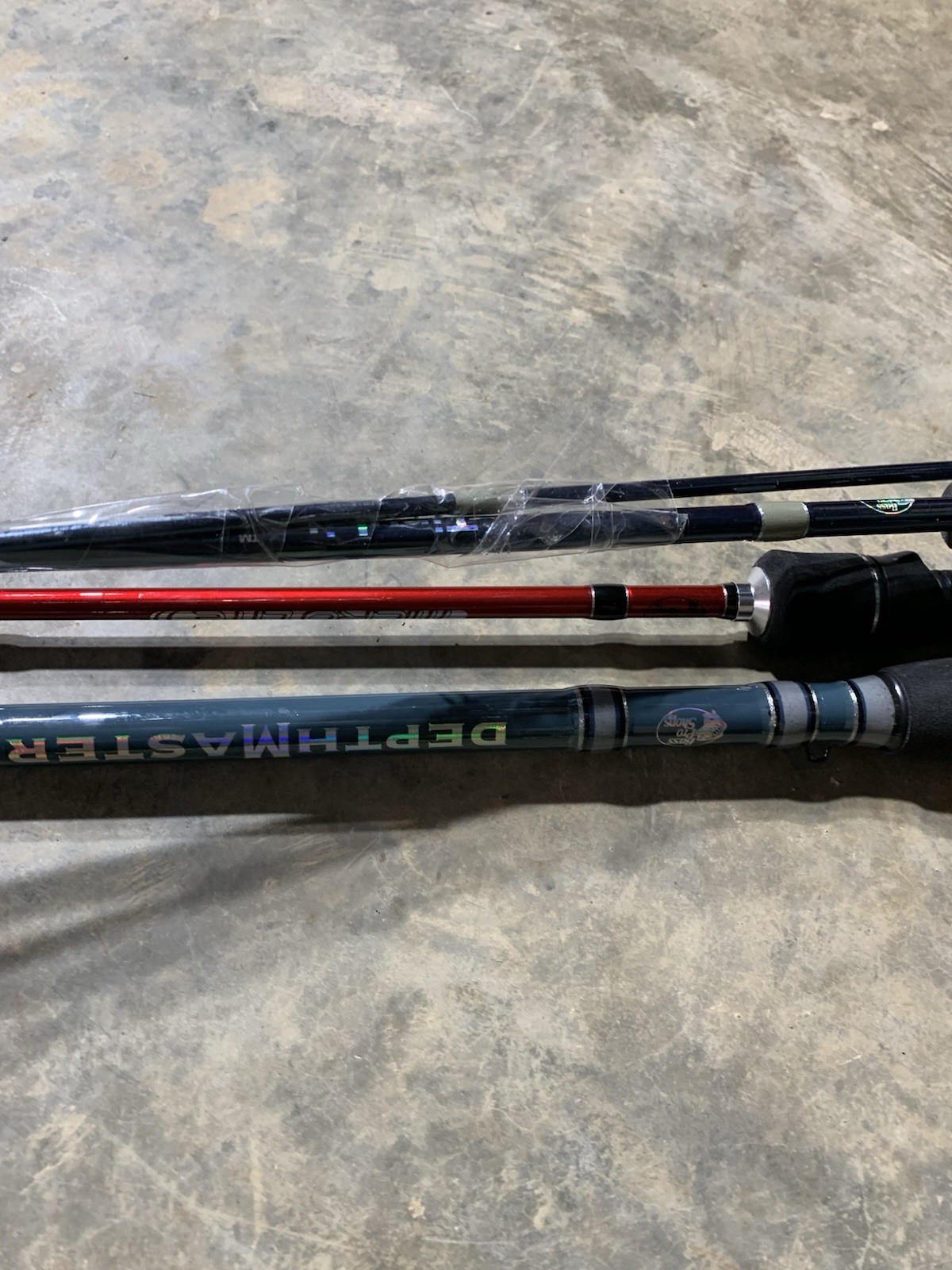 LOT OF 10 BASS PRO SHOPS FISHING RODS (BROKEN)
