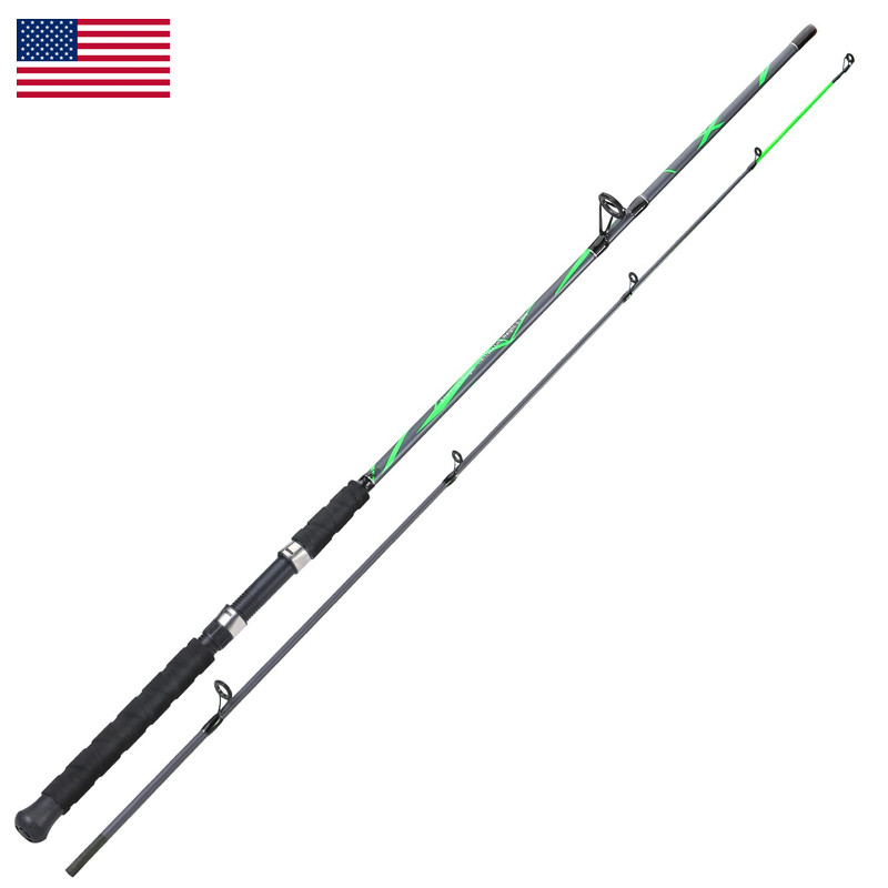 Sougayilang Spinning Rods Strong Carbonglass Composite Fishing Pole Stainless
