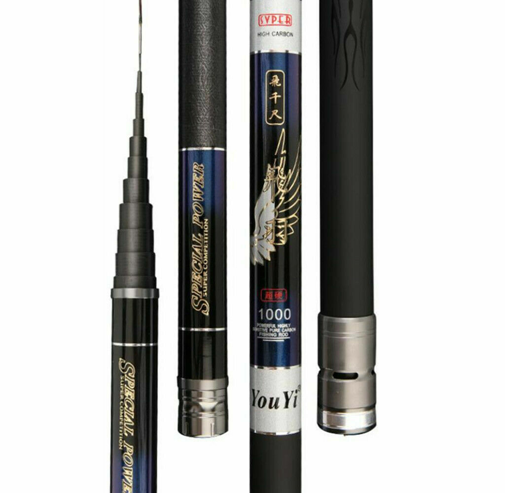 Fishing Rods 8m/9m/10m/11m/12m/13m Telescopic Carbon Fiber Pole Stream Rods Carp
