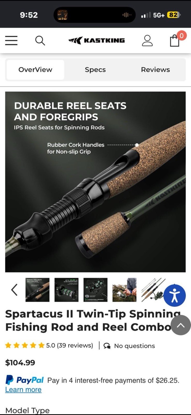 KastKing Spartacus II Fishing Rods – IM6 Graphite Blanks Casting & Spinning Rods
