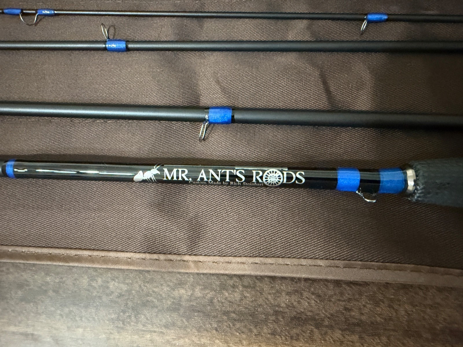 Custom Diamondback 10′ 1 Wt Ideal Nymph Fly Rod- Carbon Grip, REC Recoil Guides