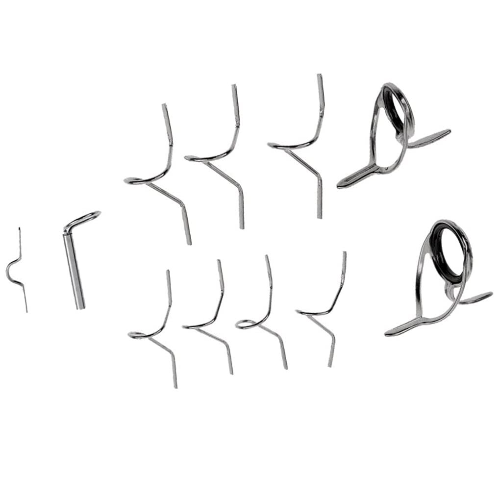 Fly Fishing Rod Guide Set Rod Repairing Fishing Tool Tip DIY Repair Kit