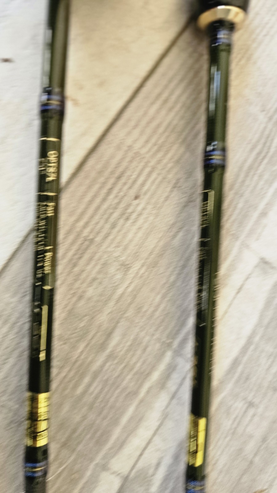 2 LOT 13 Fishing Omen 2 Green Casting Rod 7′ Panfish Crappie Trout Spinning