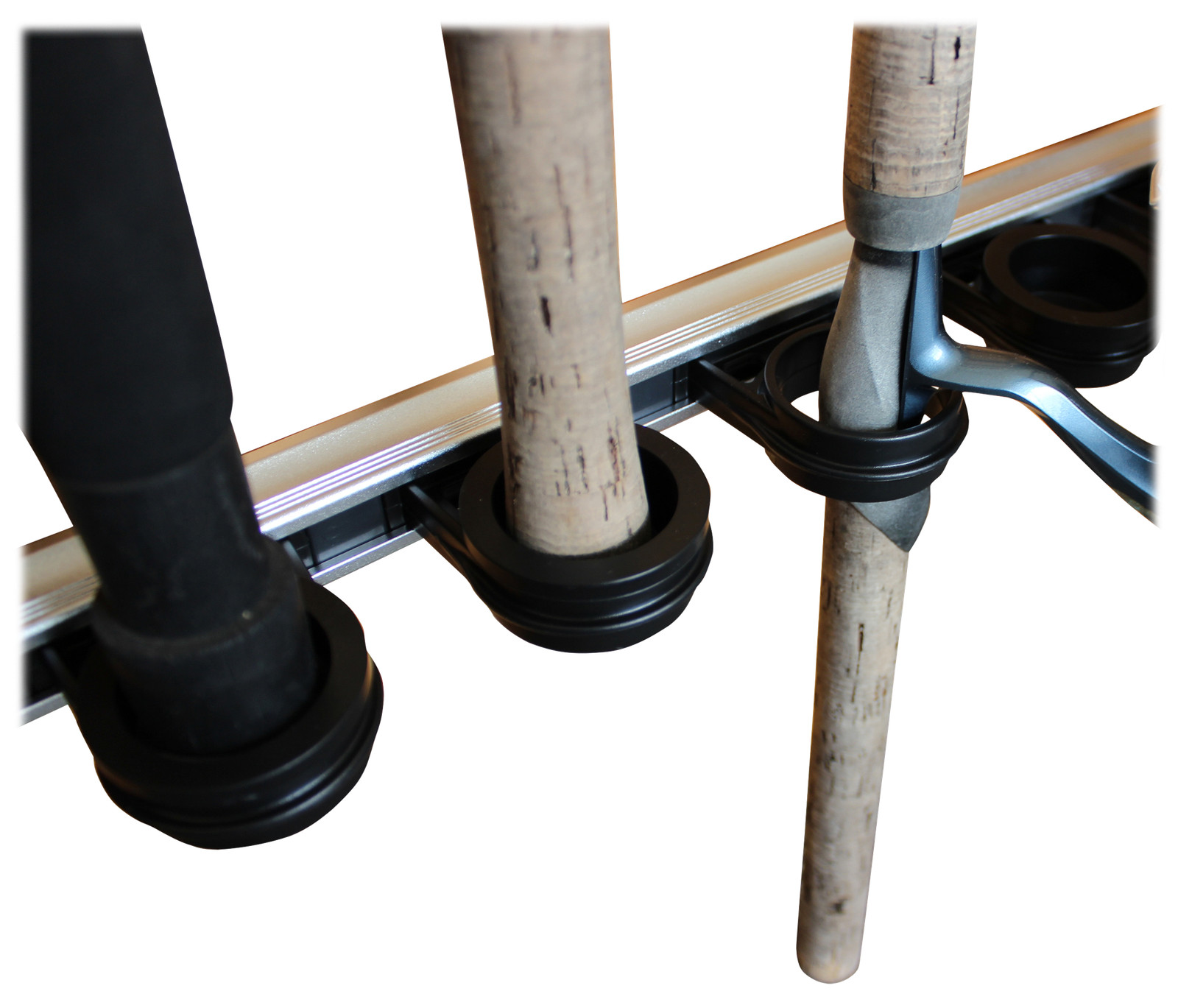 Rush Creek Creations 3-in-1 All-Weather 10 Fishing-Rod Storage Rack