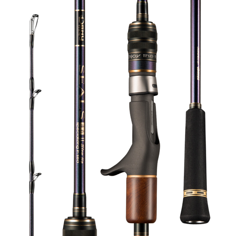 CAMEKOON Casting Jigging Rod 1.90M Fuji Guides Reel Seat M MH ML Power Boat Pole