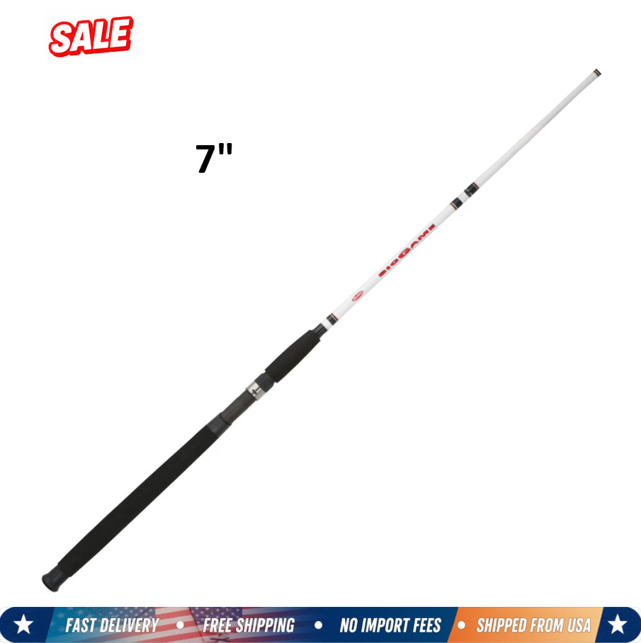Berkley Big Game Casting Fishing Rod 7′ Medium Heavy Fiberglass~2 pc