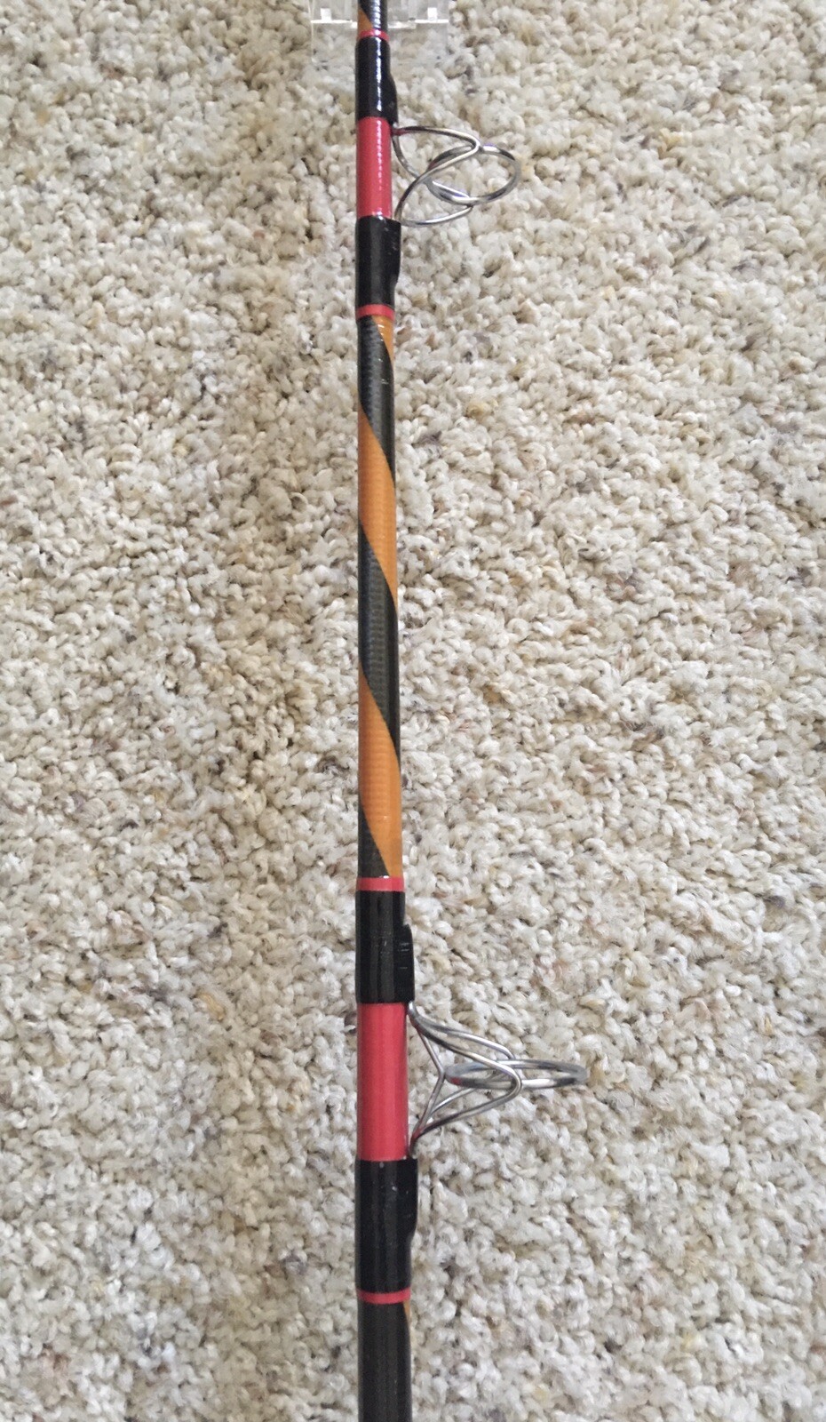 **RARE** Kencor Zebra Twist ZB1S Spinning Fishing Rod 6’9” 20-60 lb Test, “NICE”