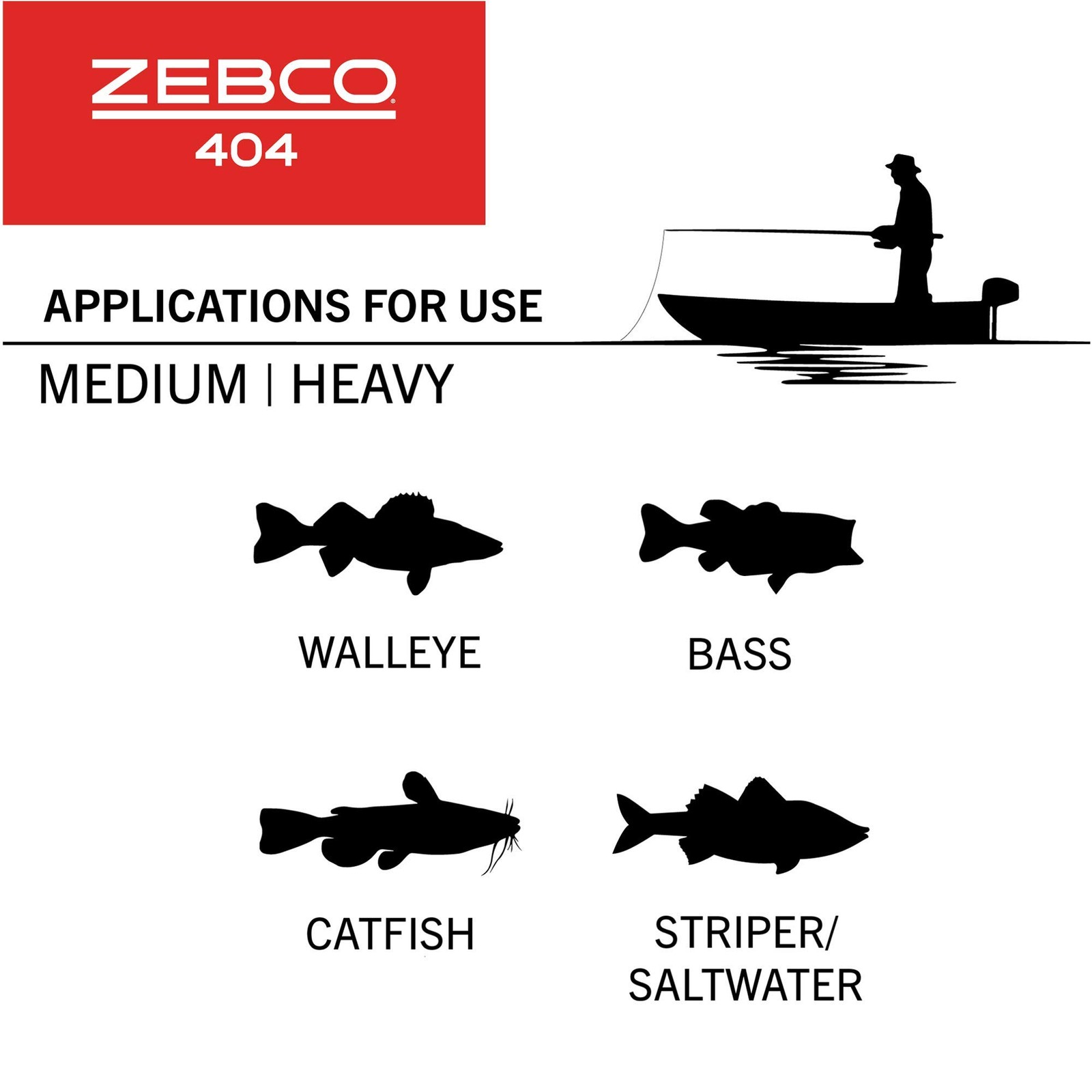 Zebco 404 Spincast Reel & Fishing Rod Combo, 6ft 2-Piece Pole