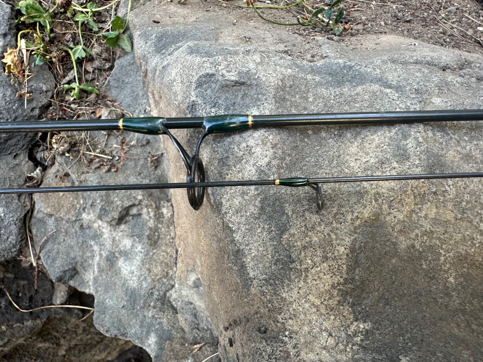 LL Bean Double L Spinning Fishing Rod 2 Piece IM6 Graphite 6′ Model LLS601-2