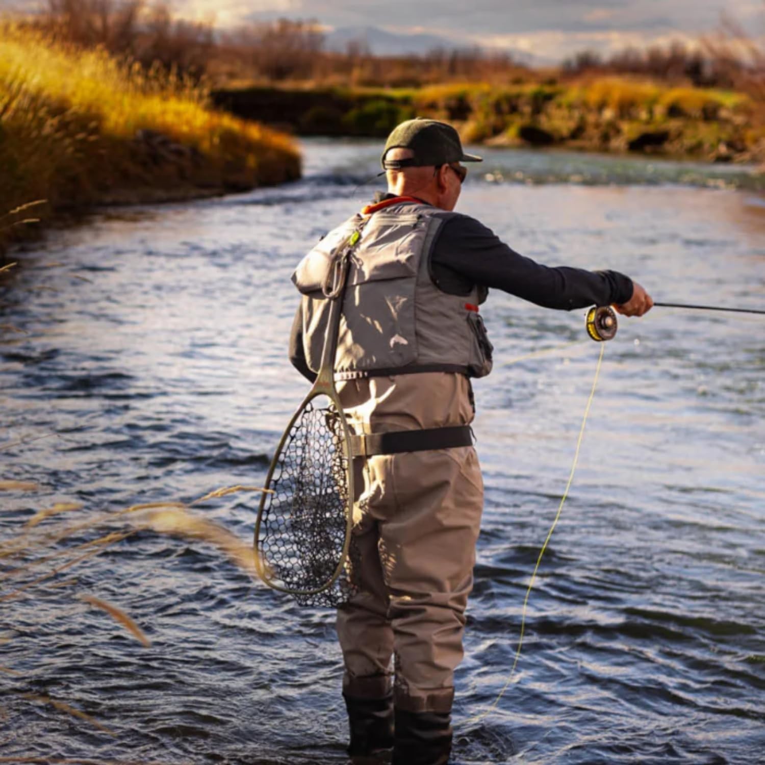 Portable 4’2″ Fly Rod with Custom Tapered Line – Perfect for On-The-Go Fishing