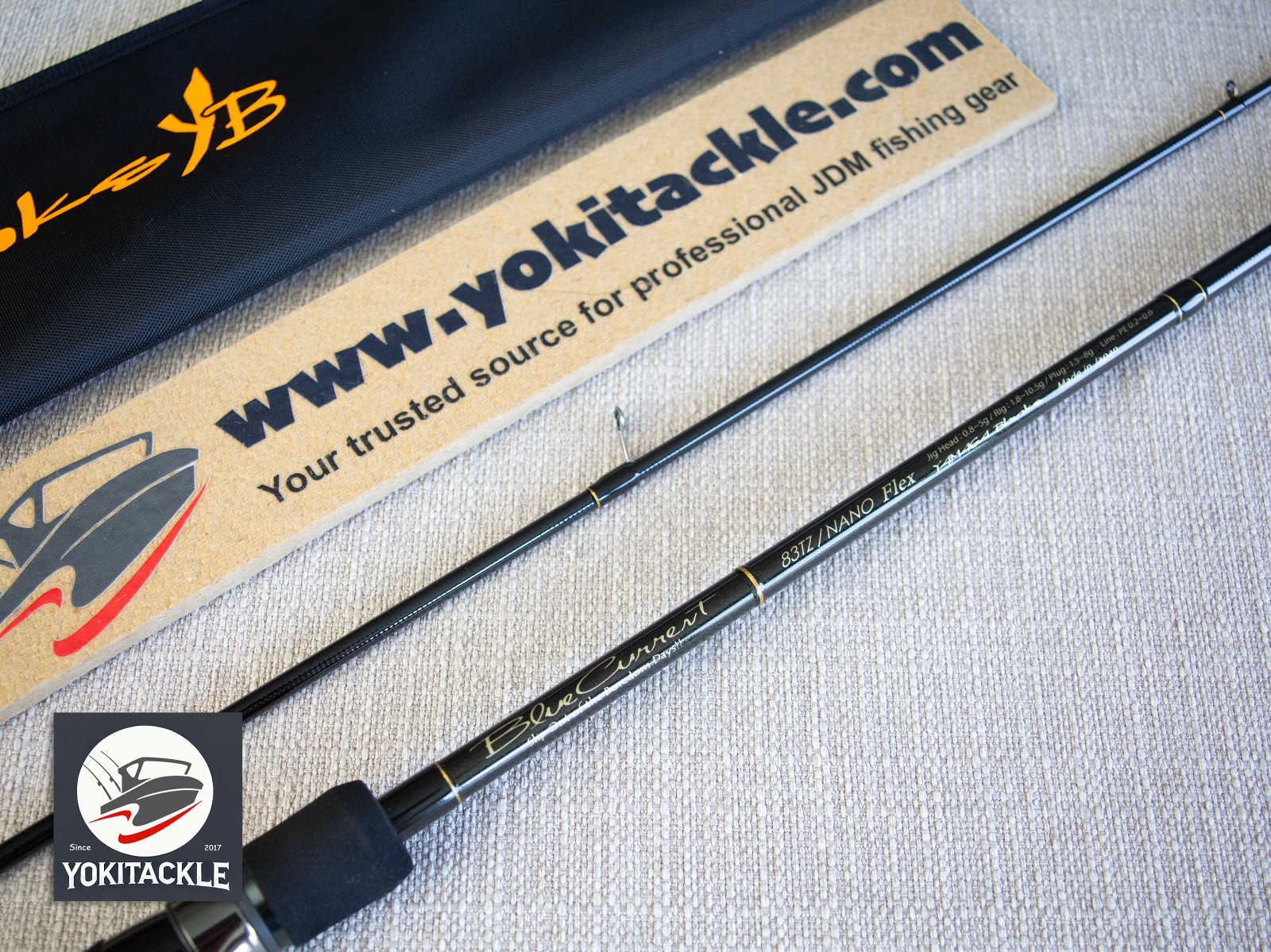 Watch Product Video-YAMAGA Blanks BlueCurrent 83/TZ NANO Flex Fishing Rod A3