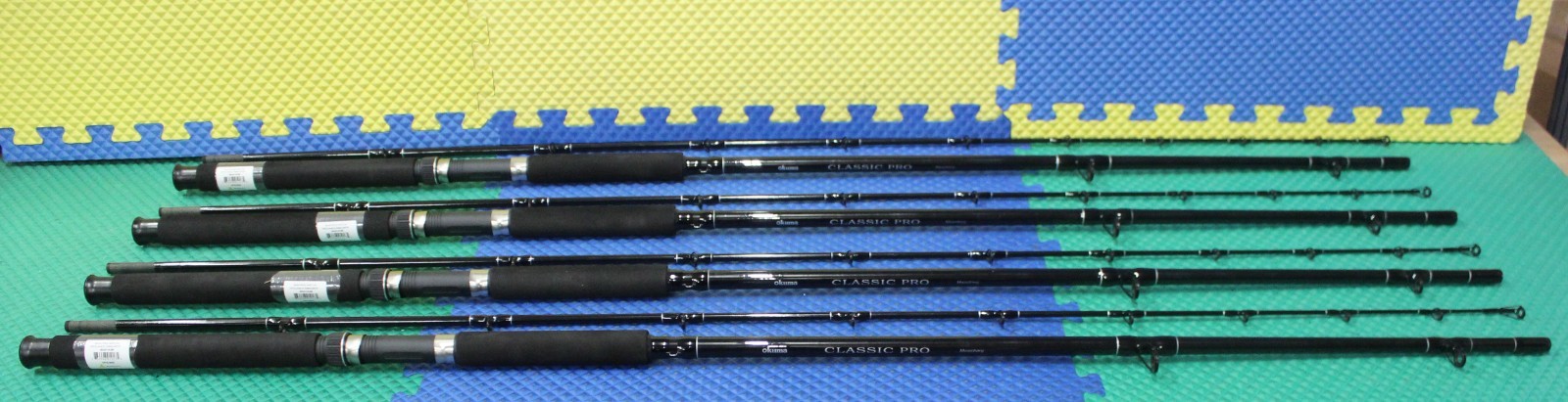 Okuma Black Classic Pro 9′ 0″ Mooching Rod CPM-90M 4-Pack!