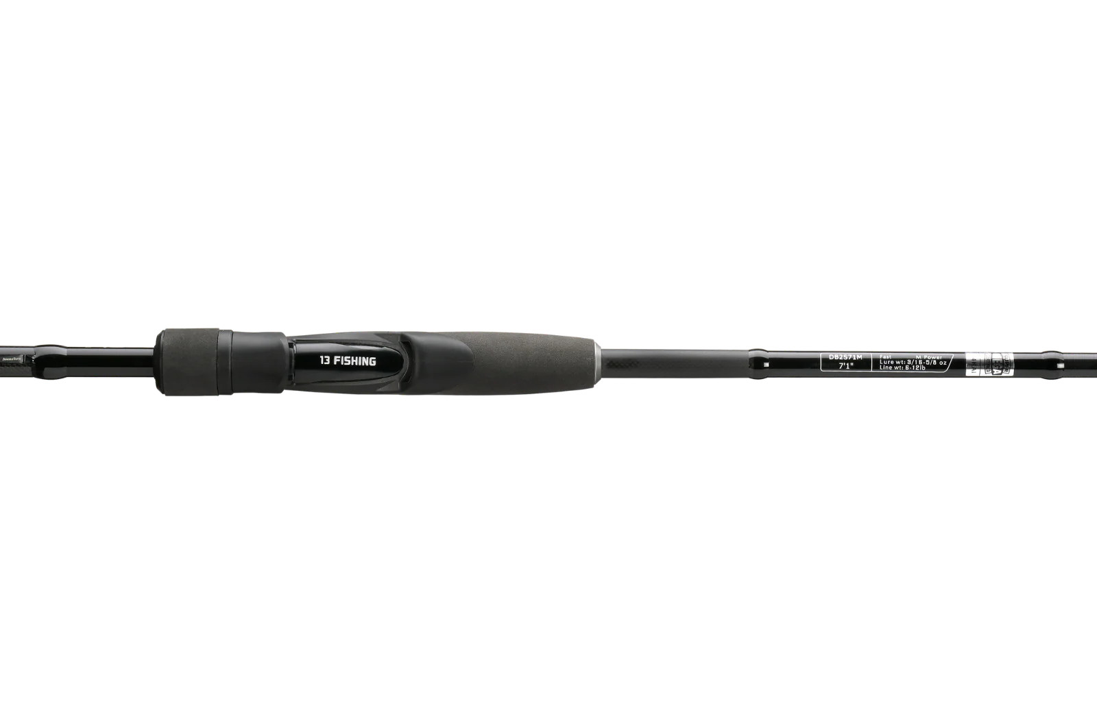13 Fishing Defy Black Spinning Rod 6’0″ L 3-8 lb 2 Piece DEFBSF60L2