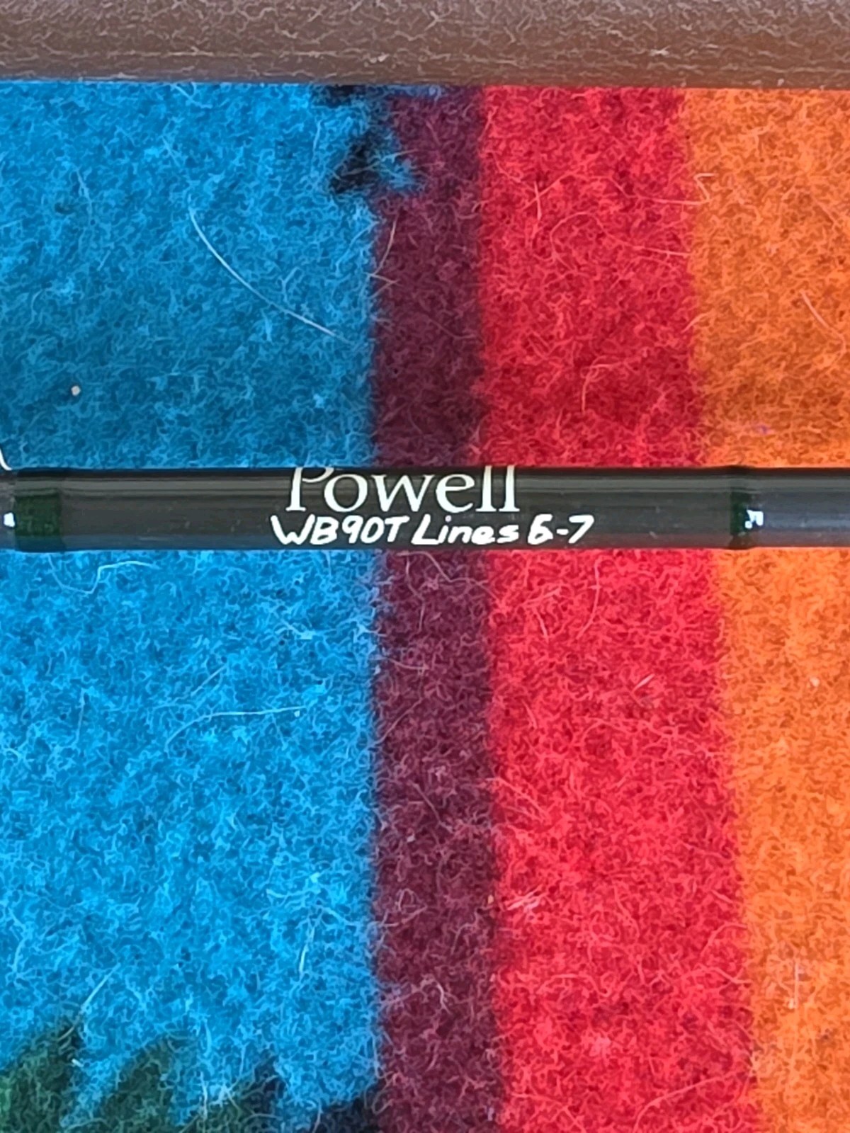 Powell WB90T 9′ 6/7 WT 2pc Fly Fishing Rod with tube