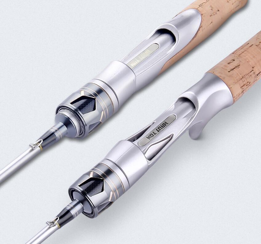 1.68M 1.8M Lure Fishing Rods Portable Ultra Light Rod Carbon Fiber Spinning Pole