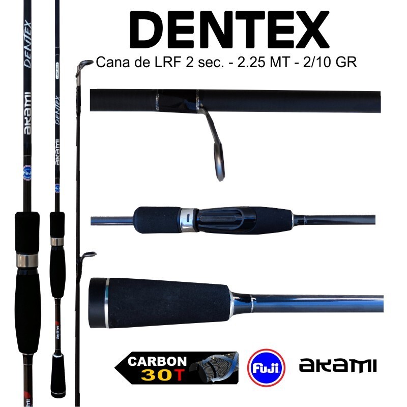 AKAMI DENTEX Spinning Fishing Rod 2.25m 1-7g