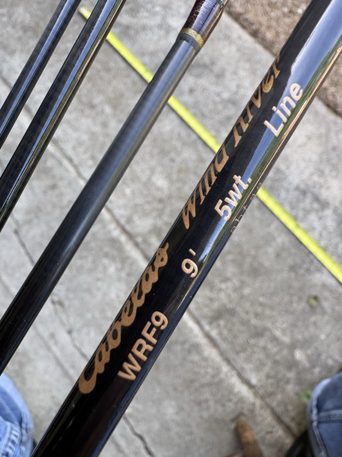 Cabela’s Wind River WRF9 9 Ft FLY Fishing Rod 5 Wt Line With Sleeve Appears NOS