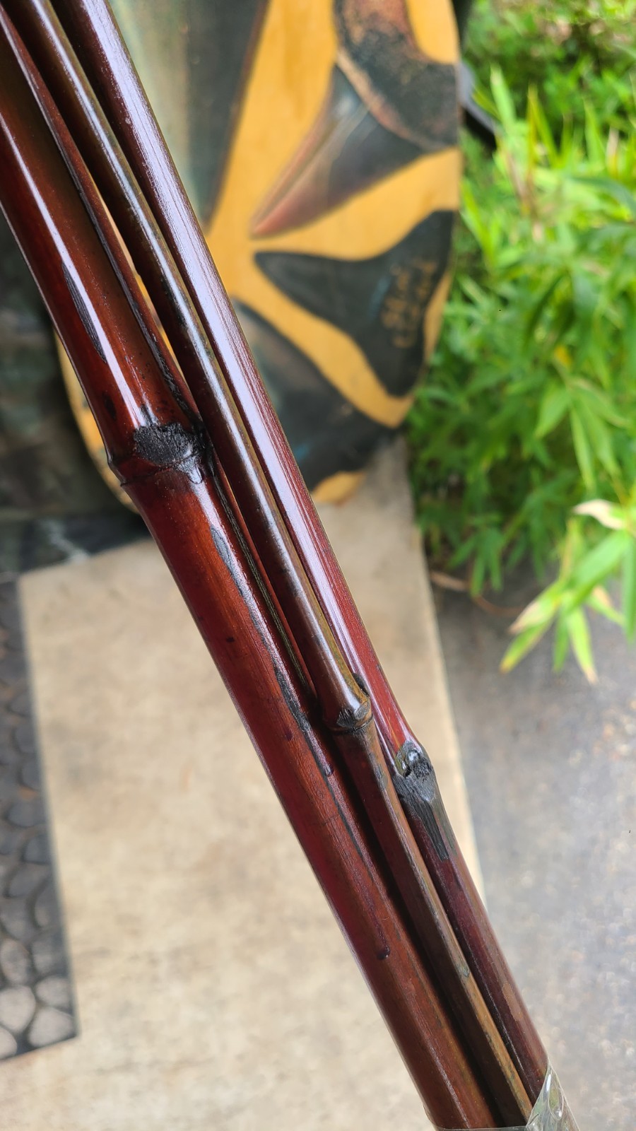 Vintage B & M 12′ Bamboo Pole. T123. West Point Miss. NOS Fishing NOS