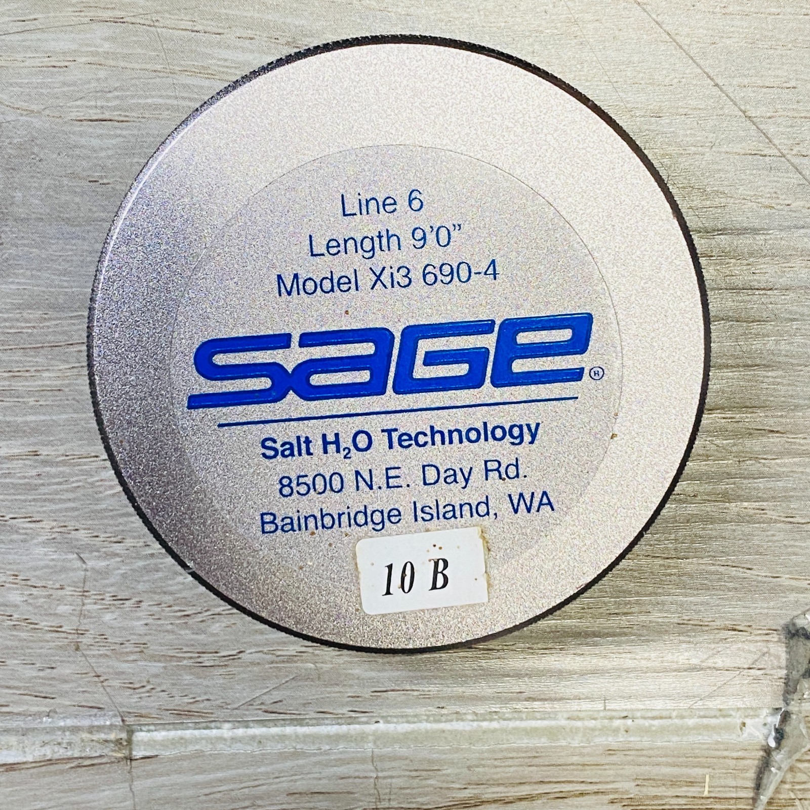 SAGE Xi3 690-4 6wt 9’0″ Salt Water Fly Rod w/Tube sock [Excellent]