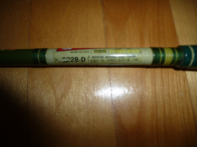Vintage Fishing Rod Garcia Conolon USA 3 Stars Beautiful , collectable rods lure