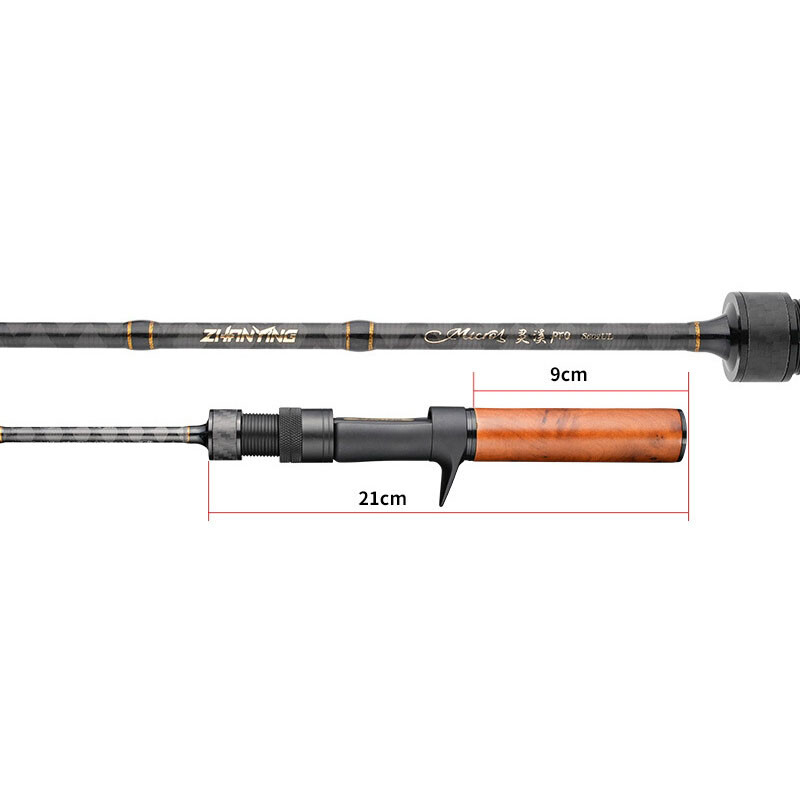 LXPRO Spinning Fishing Rod 6ft 2-6lb Fast Action Casting Carbon Trout Rod Fuji