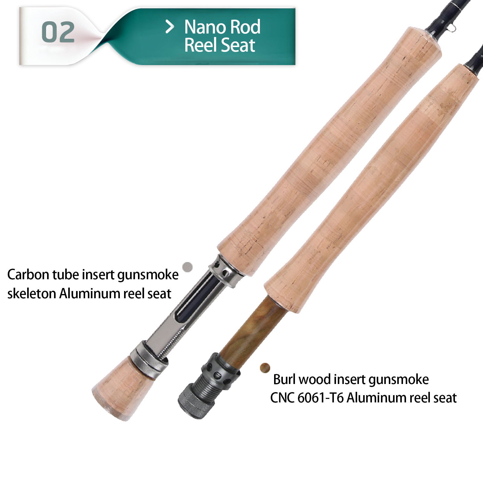 Maxcatch Fly Rod 3/4/5/6/7/8WT IM12 High modulus Nano Carbon Fiber w/ Warranty