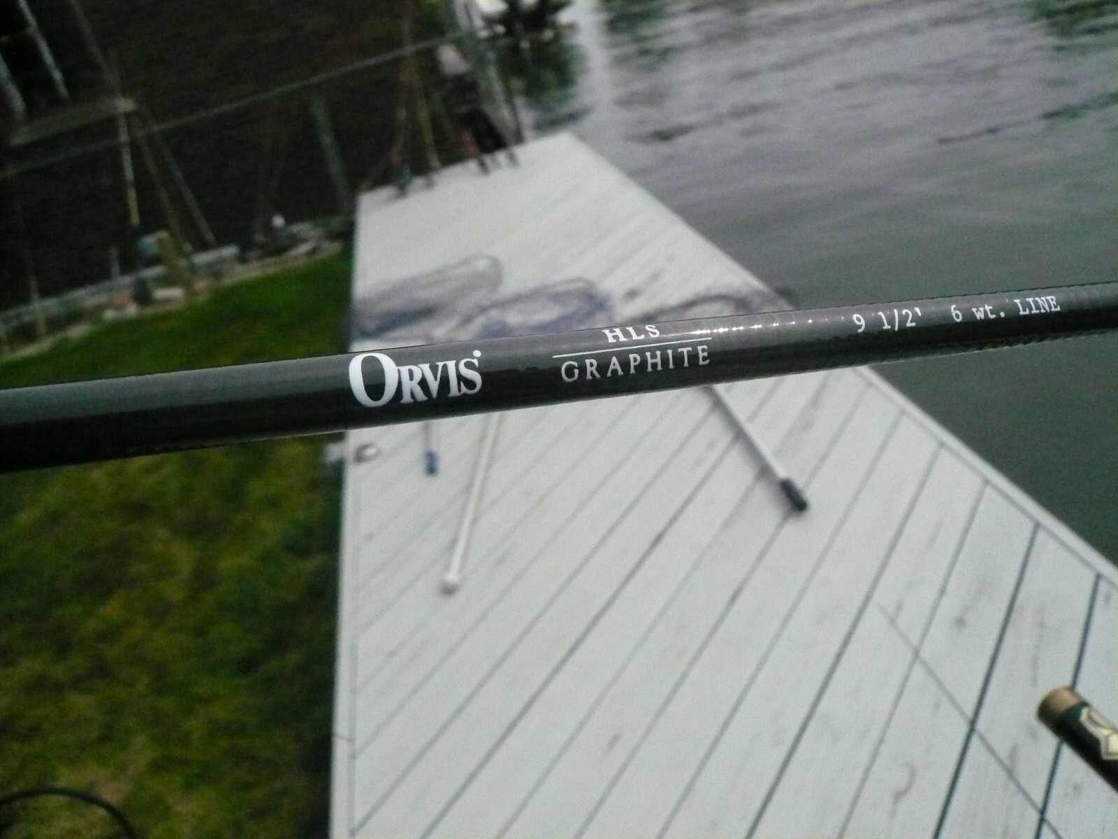 ORVIS FLY ROD 6 WT. 9 1/2 FT RAINBOW+STEELHEAD ROD ,2 PIECE ,TUBE+SOCK READ!