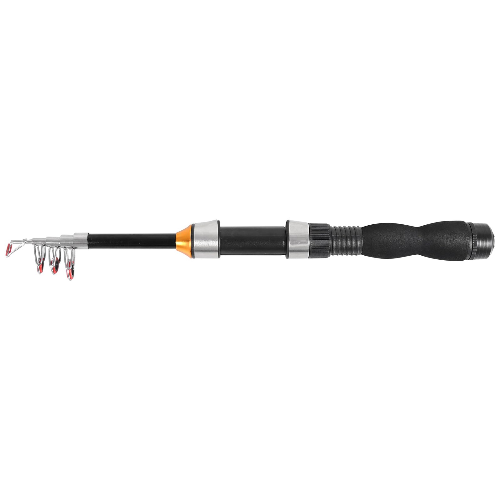Telescopic Fishing Rod – Collapsible, Extendable Full Extend 3.2 Feet, Black