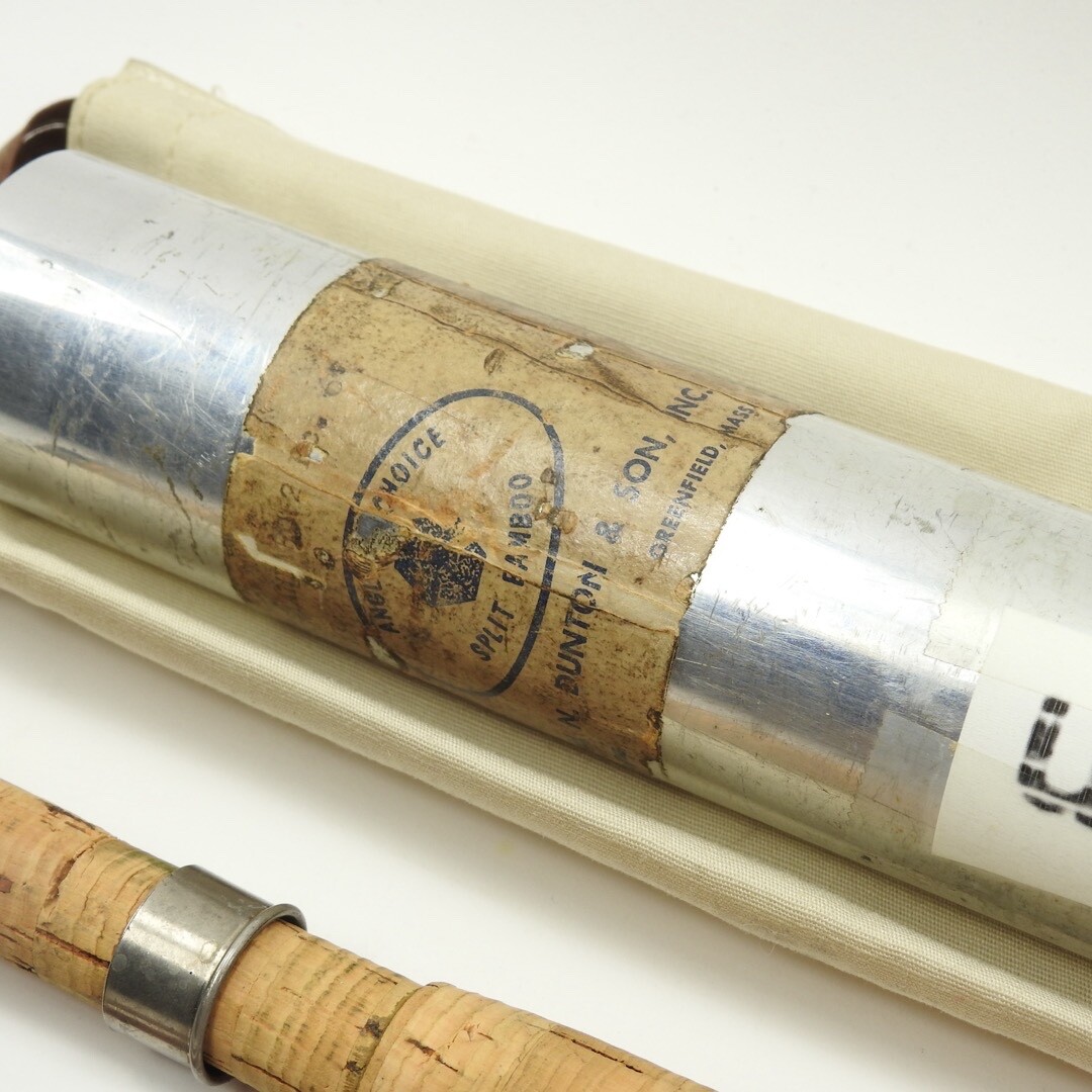 Sewell N. Dunton “Standard” Bamboo Fly Fishing Rod. 6’. 4-5wt. W/ Tube & Sock.