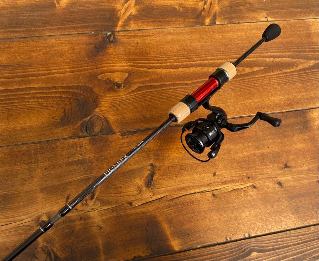 Ajing Rod Set 4-Piece Carbon Guide, 6ft/183cm, Versatile for Trout & Bass