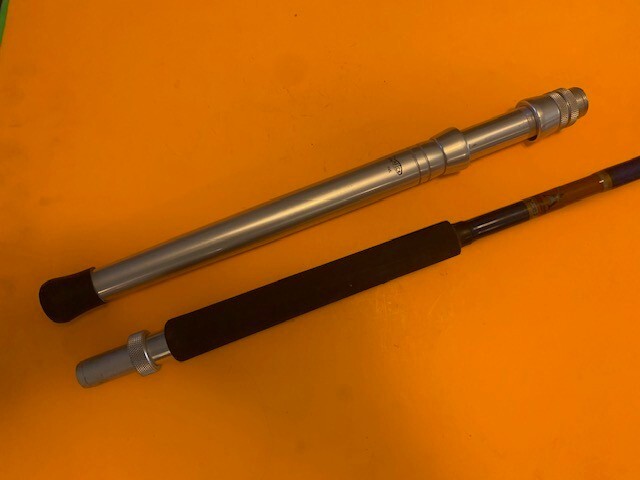 CUSTOM BUILT CALSTAR AC30D 6 FOOT 11 1/2 INCH 30 POUND CLASS BOAT/TROLLING ROD