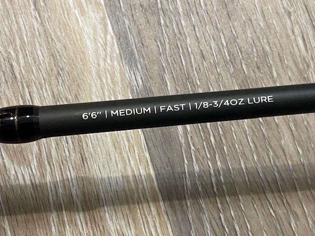 Cadence Essence 661S 6’6″ Med Fast 6-15lb Line 1 Pc Spinning Rod 24 Ton Graphite