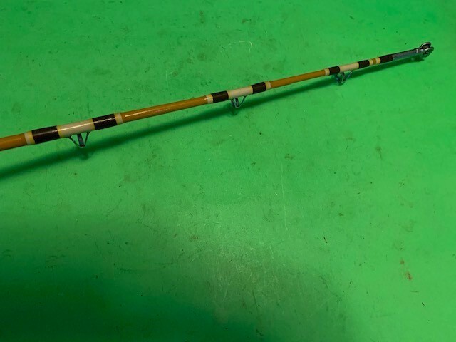 CUSTOM BUILT FENWICK ST 785 6 FOOT 4 1/2 INCH 30 TO 100 POUND RATED FISHING ROD