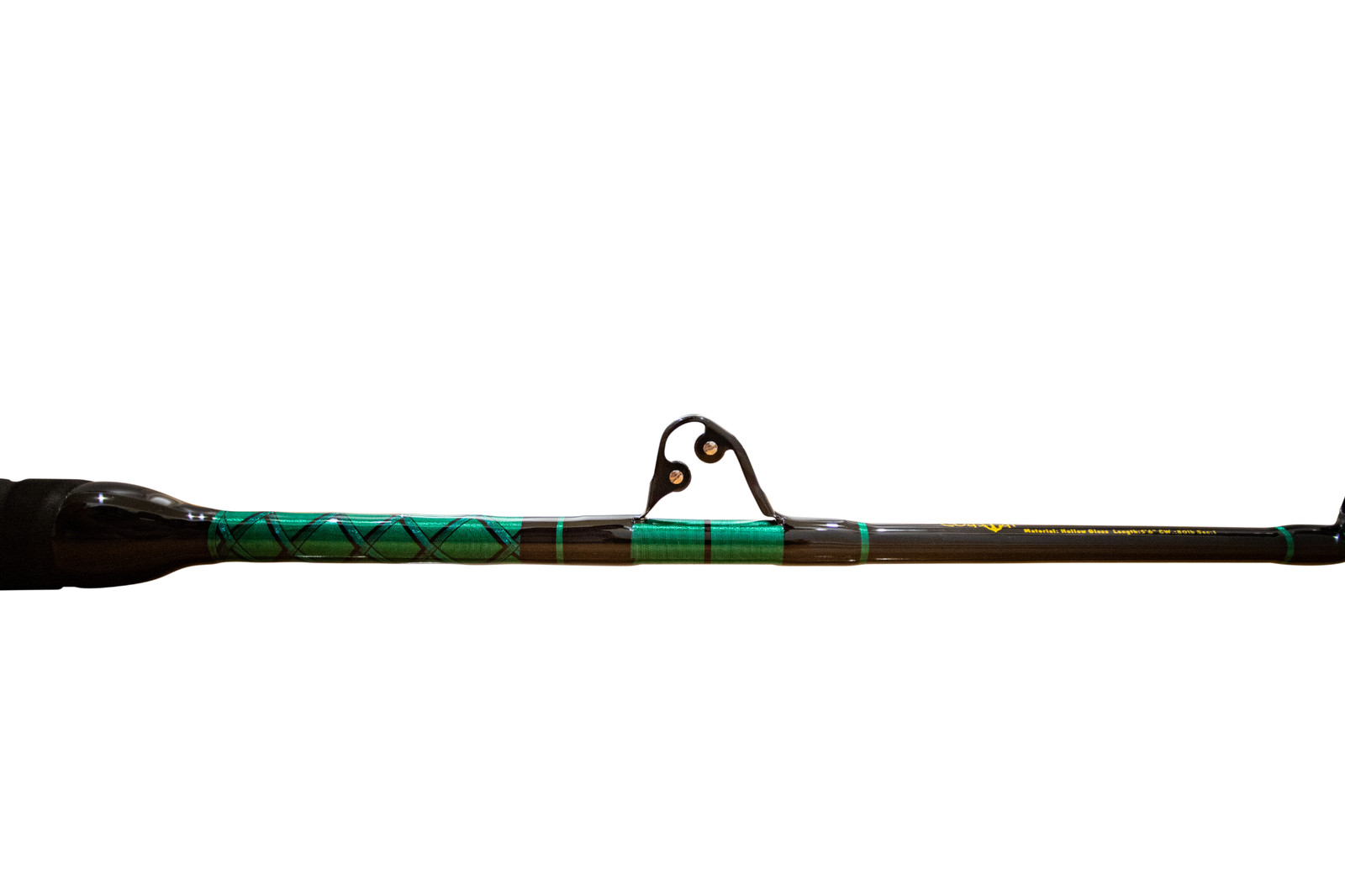 80lb Hollow Rod with Pac Bay Rollers – Straight Rod