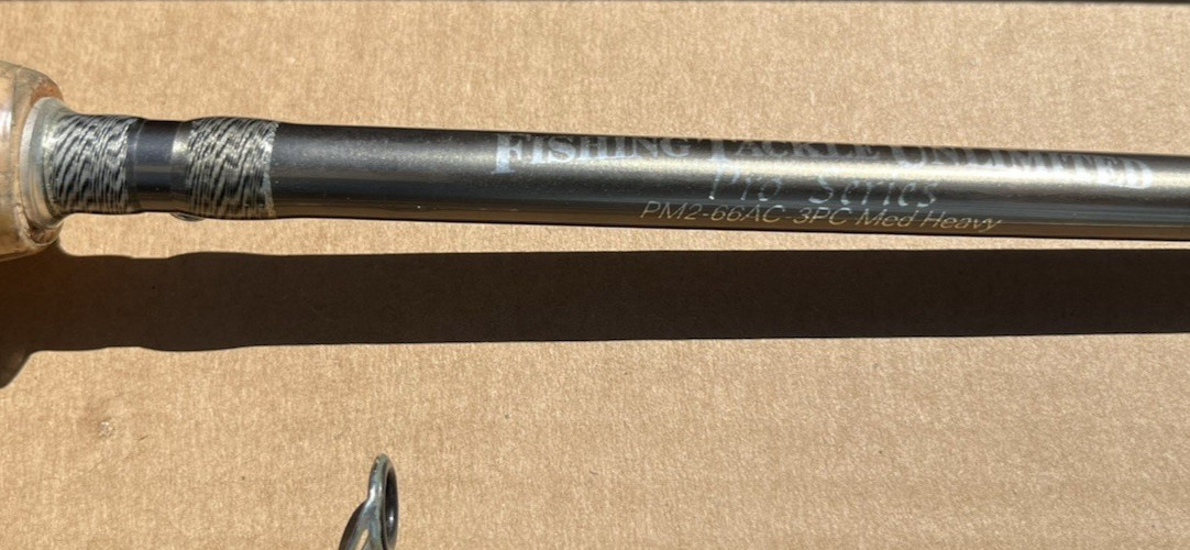 Pro Series IM8 PM2-6′ 6″ 3 pc. Med. Hvy. 10-20 Ln. 1/4-3/4 lure wt. Casting