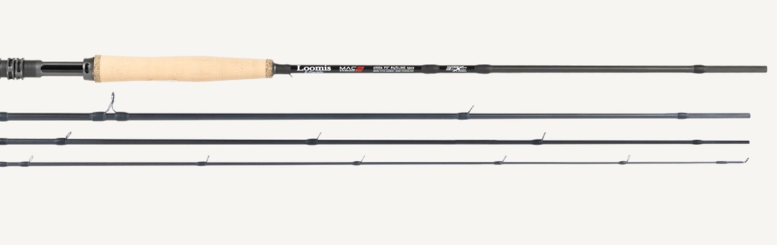 Loomis Franklin Mac2 7ft 6 3 wt extra fast fly rod 2 tips fly line for TLT Cast