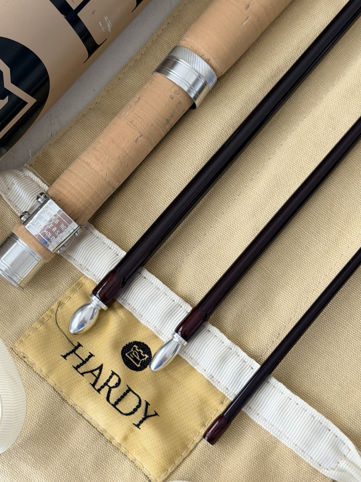 **BEAUTIFUL**🔥HARDY Classic Series LRH Lightweight 4wt. 8’6”in Rod🔥~LEGENDARY~