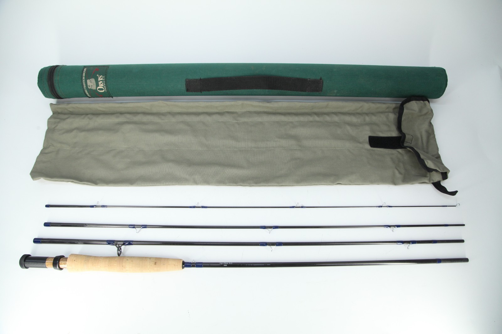Orvis Silver Label TL Fly Rod 9′ 6wt 4pc Tip Flex 9.5 w/ Tube & Sock Made USA