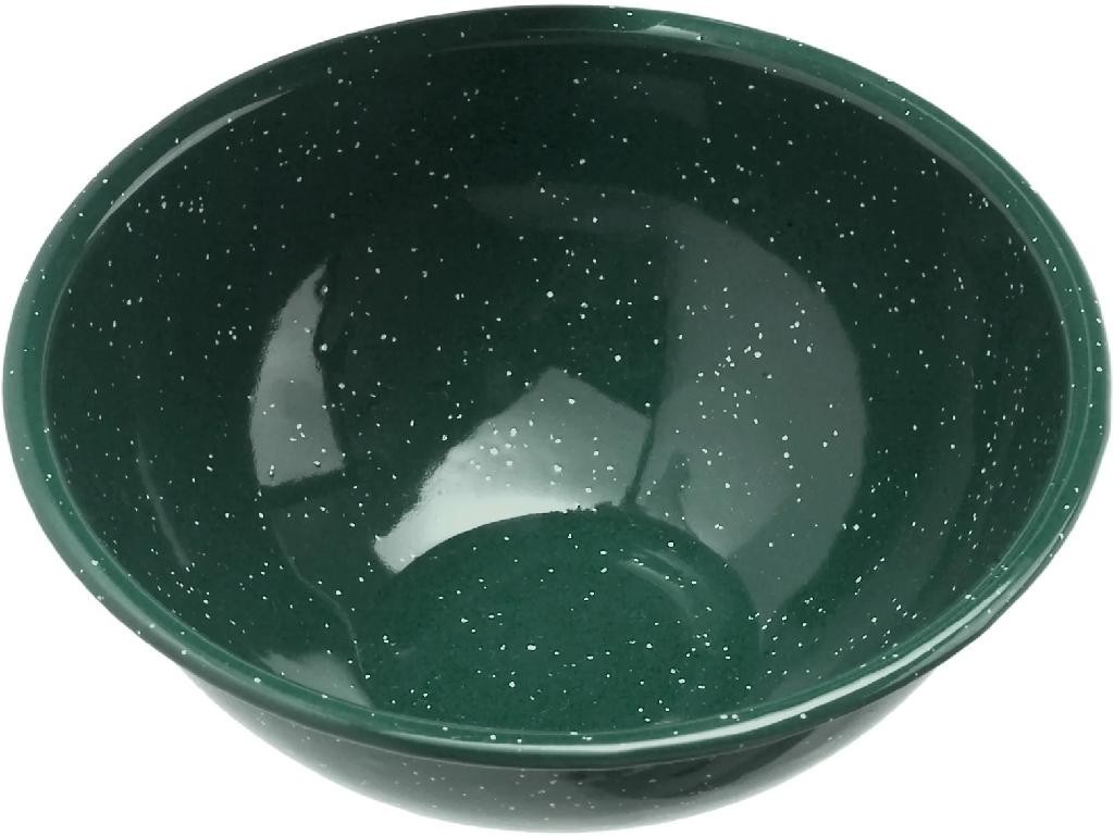 GSI Outdoors Enamelware 6 in Mixing Bowl Green Camping