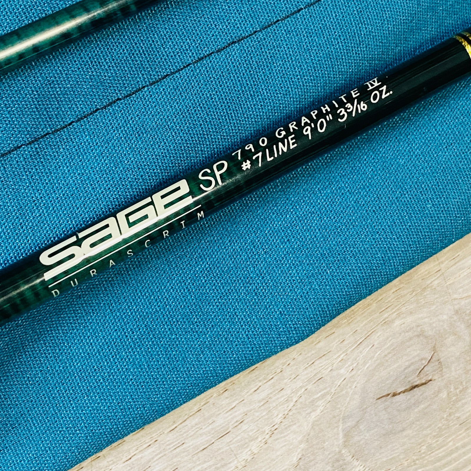 Sage Graphite IV 790 SP Fly Rod. 9 7wt. W/ Tube Sock.