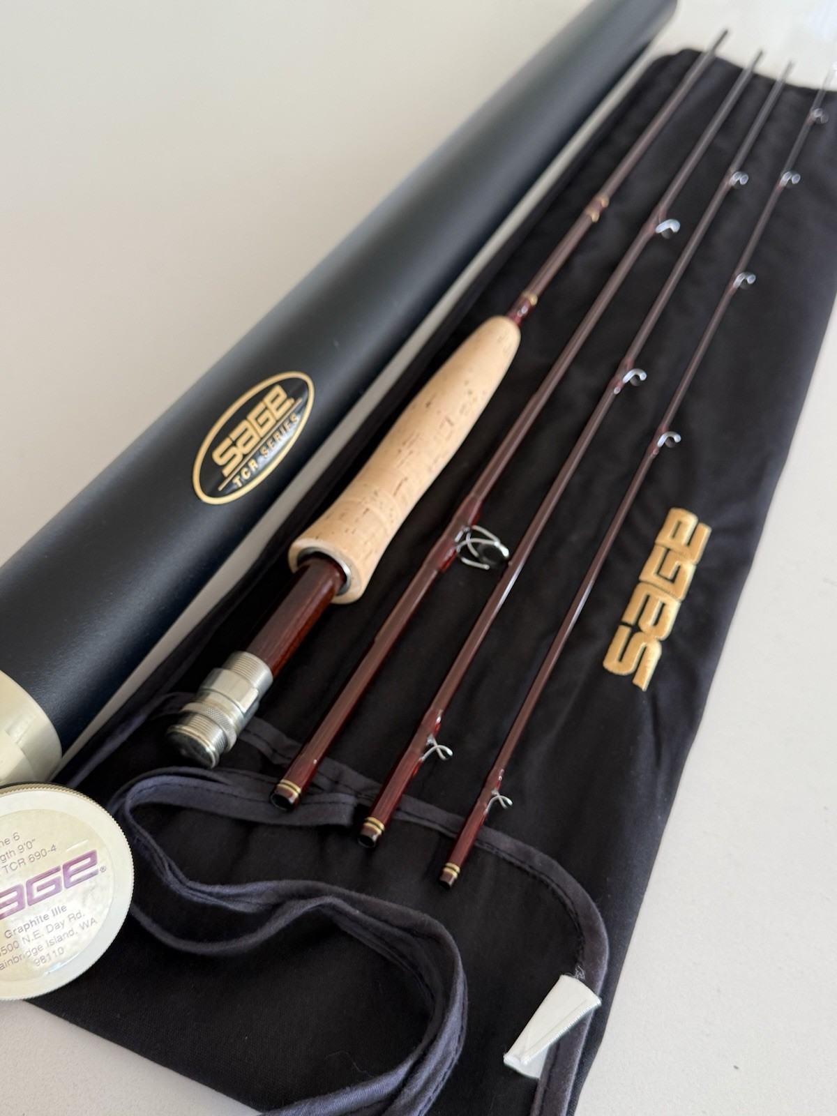 **BEAUTIFUL** 🔥 SAGE TCR 6wt. 9’ft~4pc FlyRod!!! 🔥
