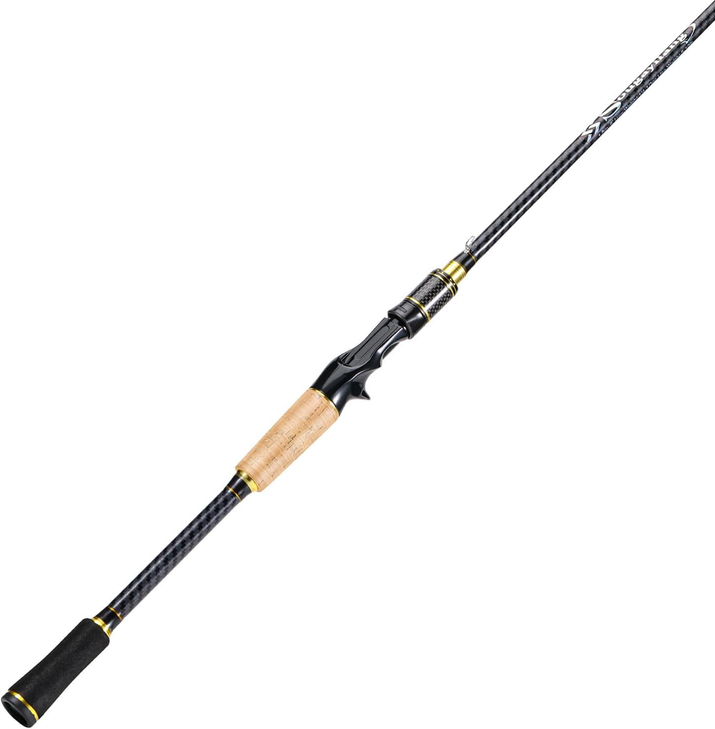 Fishing Rod 24-Ton Carbon&Glass Fiber Composite Spinning & Casting Rod 2 Piece