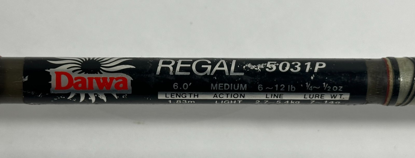 Daiwa Regal 5031P Spinning Rod 6 Ft Medium Light 2 Pc 6-12 lb Line