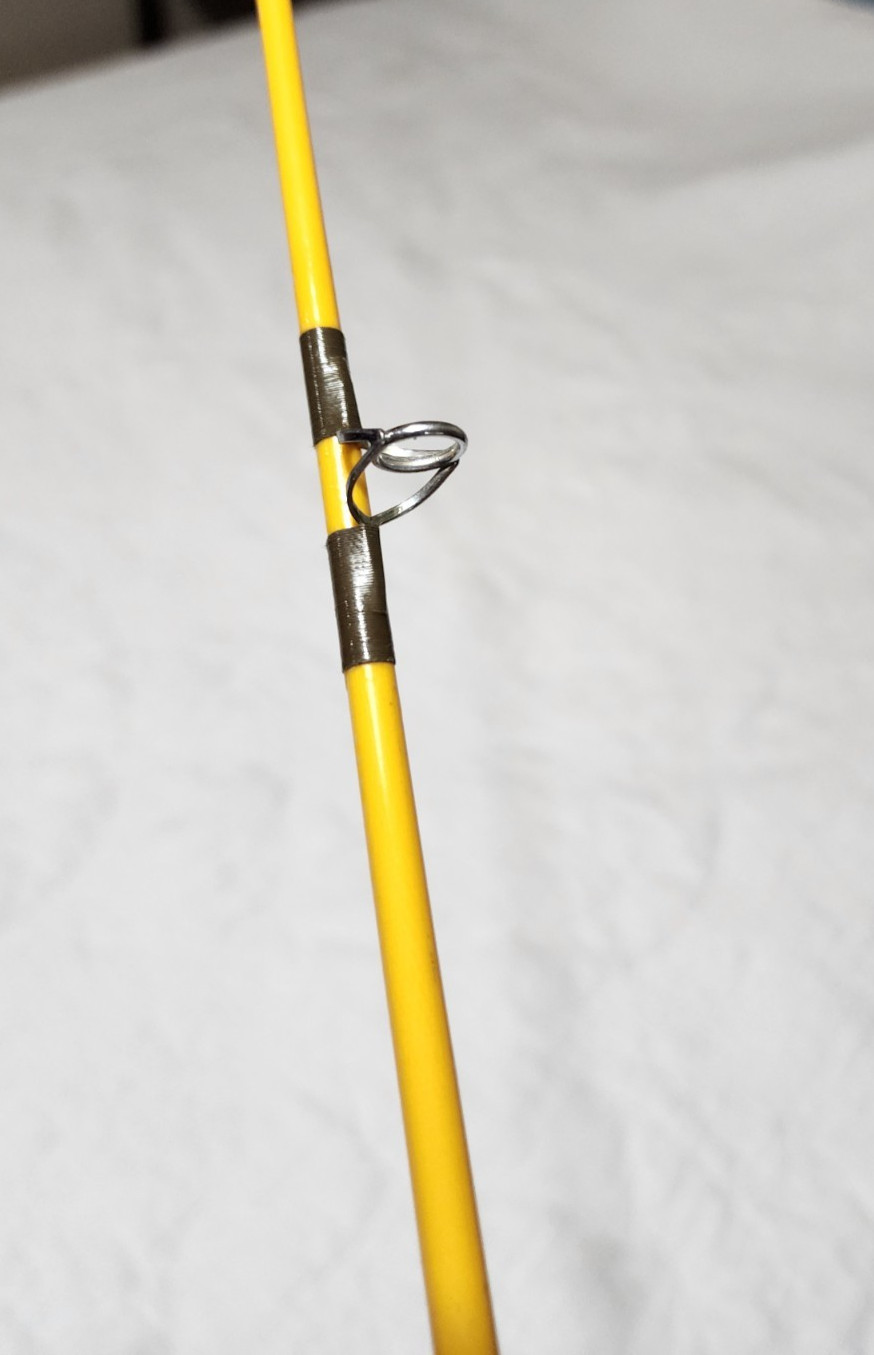Vtg 1950’s Wright & McGill 60″ SPIN CASTING FISHING ROD No. 1855 Cork Handle