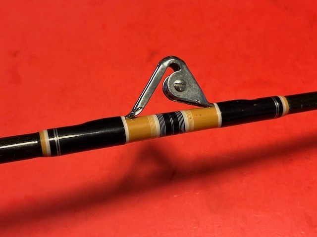 CUSTOM BUILT 5 FOOT 7 1/2 INCH 50 TO 130 POUND CLASS BOAT TROLLING FISHING ROD