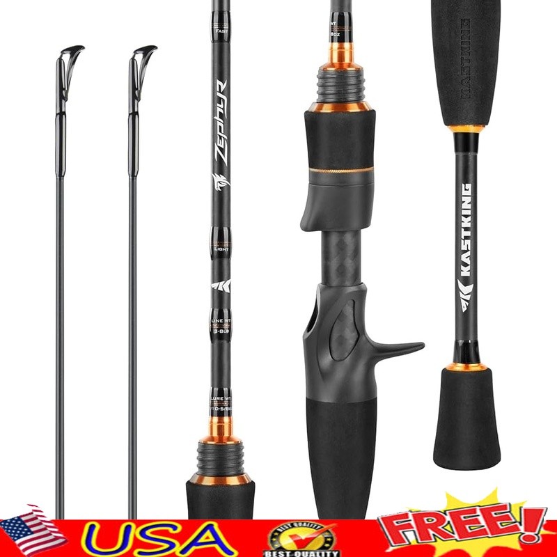 Ultra-Light Fishing Rods BFS Casting W/ Extra Twin-Tip Graphite Sensitive Guides