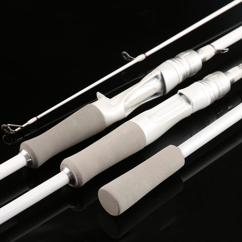 1.65M/1.8M Carbon Fiber Fishing Rod Spinning Casting Fishing Lure Pole 2 Section