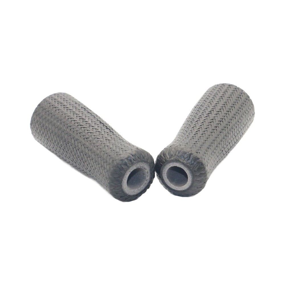 Fishing Rod Grip Set Carbon Mesh Middle and Rear Sections 10g Total Weight