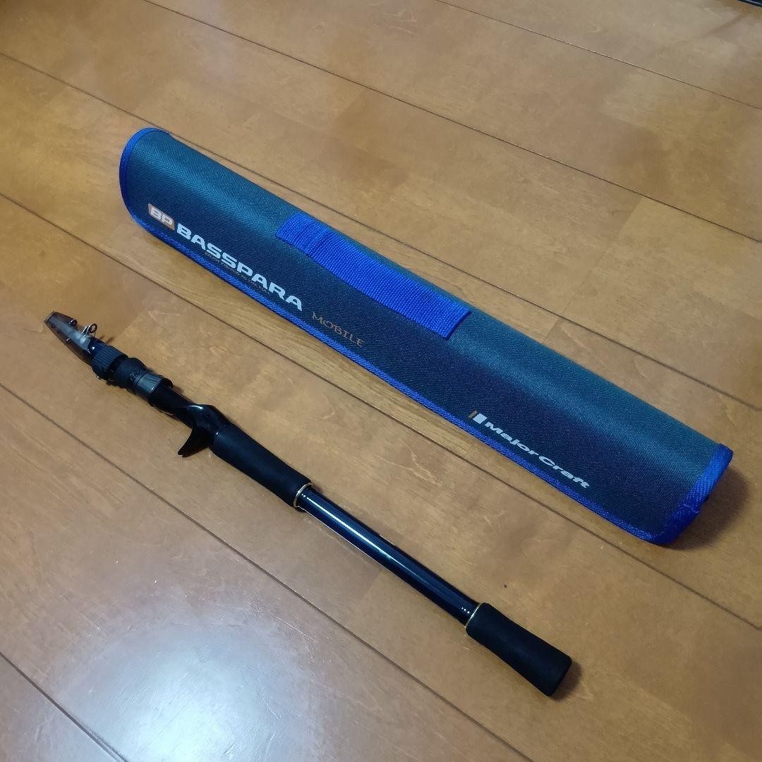 Major Craft BASSPARA BXCT705X Travel Baitcast Rod Used JDM